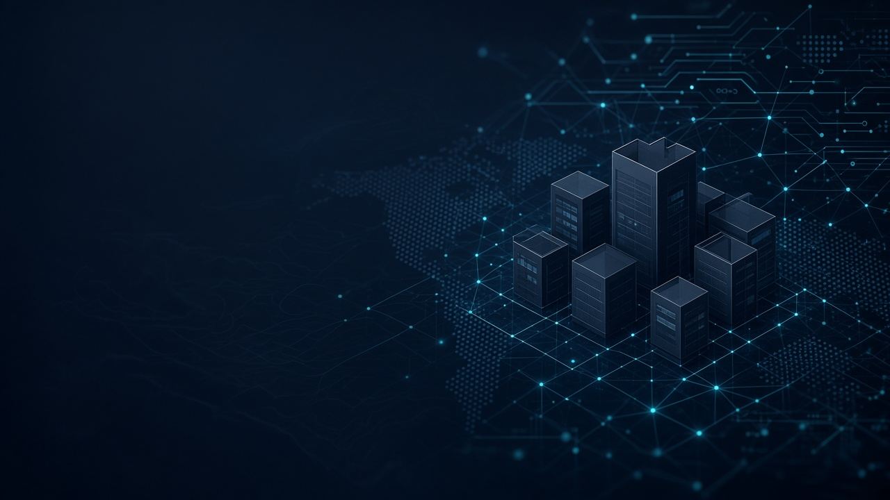 Connected digital city representing the modern SMB business environment